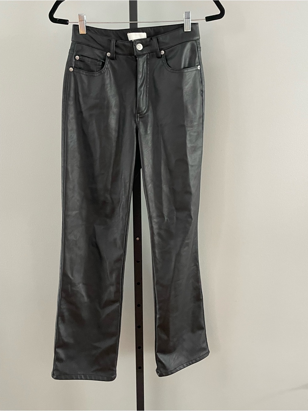 H&M Faux Leather Pants Size 4